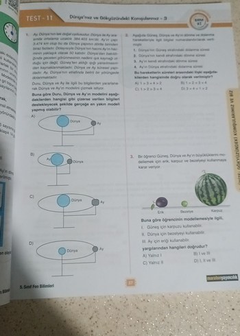 5. Sınıf Fen Bilimleri Soru Bankası - Banabi - Görsel 2