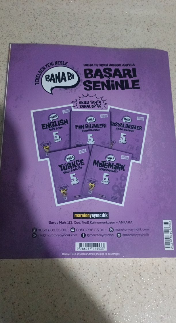 5. Sınıf Fen Bilimleri Soru Bankası - Banabi - Görsel 3