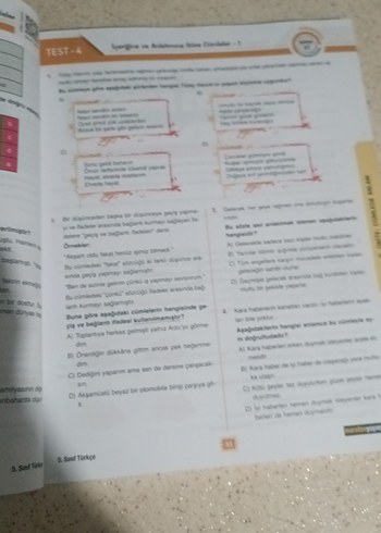 5. Sınıf Banabi Türkçe Soru Bankası - Görsel 2