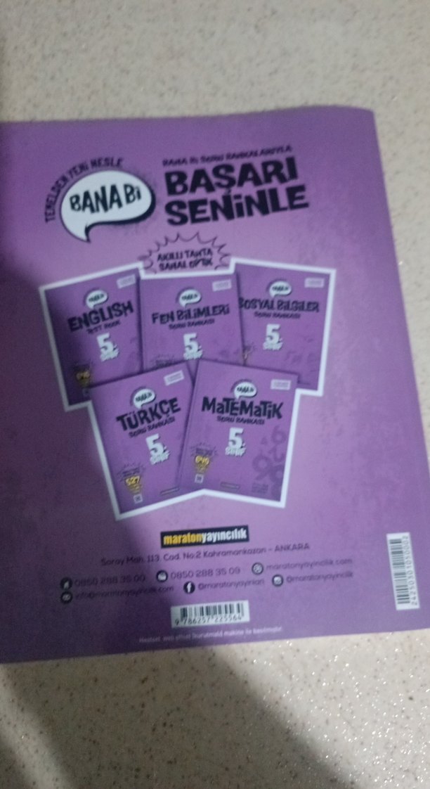 5. Sınıf Banabi Türkçe Soru Bankası - Görsel 3