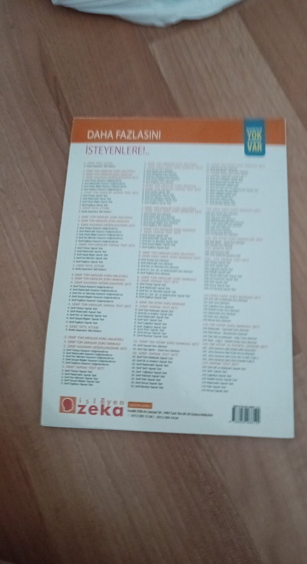 6. Sınıf Fen Bilimleri Soru Bankası - Görsel 3