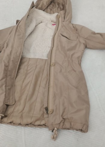 Kapüşonlu Bej Kadın Ceket - Görsel 5