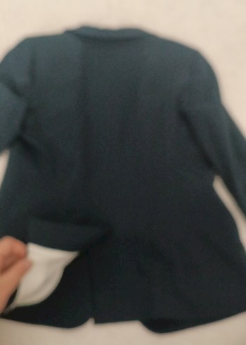 Lacivert Kadın Ofis Blazeri - Görsel 5