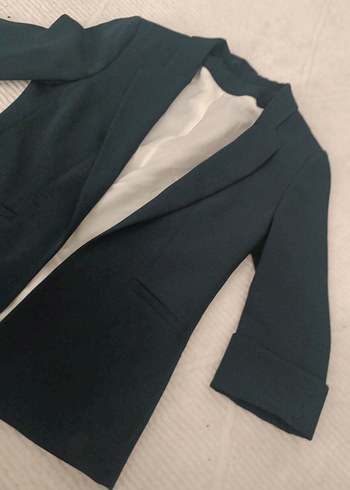 Lacivert Kadın Ofis Blazeri - Görsel 2