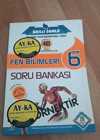 6. Sınıf Fen Bilimleri Soru Bankası 4B