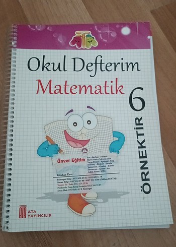 Okul Defterim Matematik 6 Sınav Hazırlık Kitabı