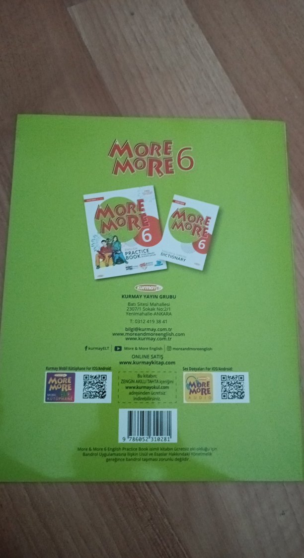 More More 6 İngilizce Beceriler Kitabı - Görsel 2
