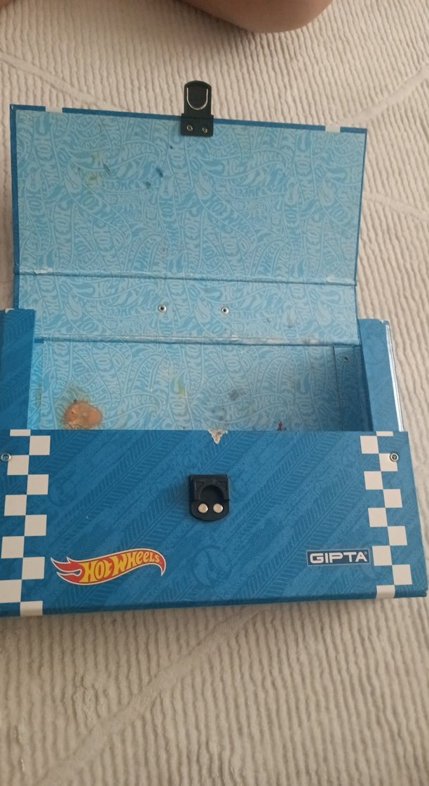 Parlak Mavi Hot Wheels Oyuncak Araba Kutusu - Görsel 2