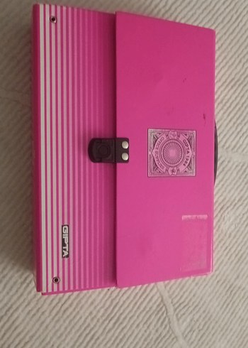 Pembe Kilitli Not Defteri