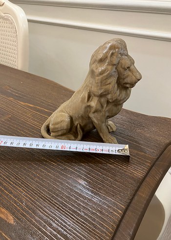 Diğer 16 cm yüks. Bronz Gold Aslan Büstü