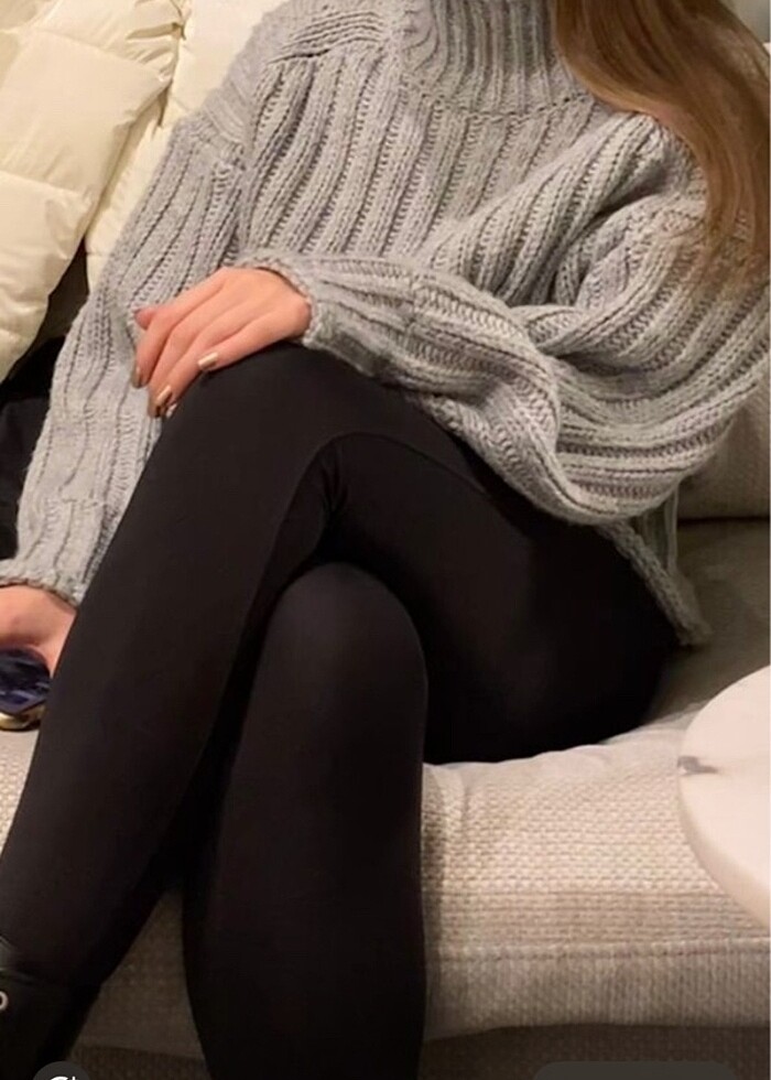 kalın kazak - Görsel 2