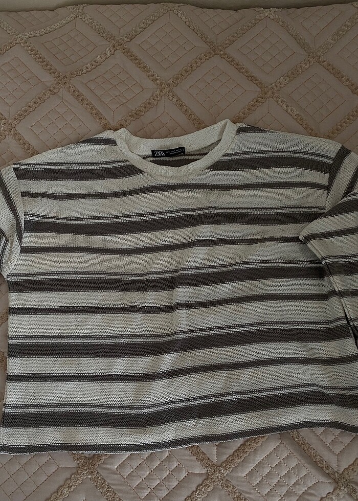 çizgili kazak - Görsel 2