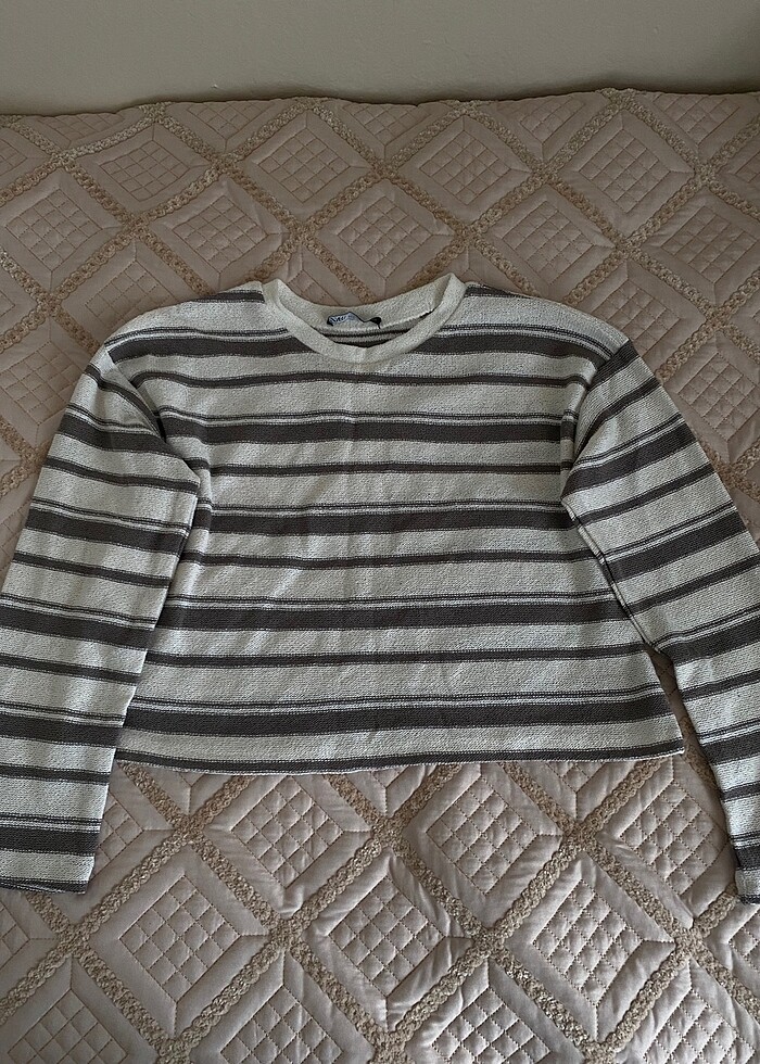 çizgili kazak - Görsel 3