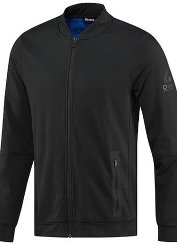 s Beden siyah Renk Reebok Fermuarlı Sweatshirt