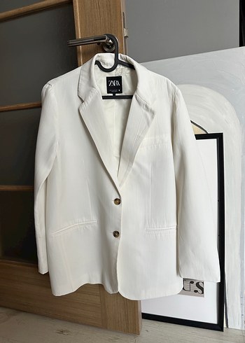 Zara Ekru Blazer Ceket