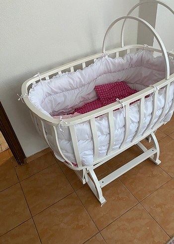 Ikea Beyaz Sallanan Bebek