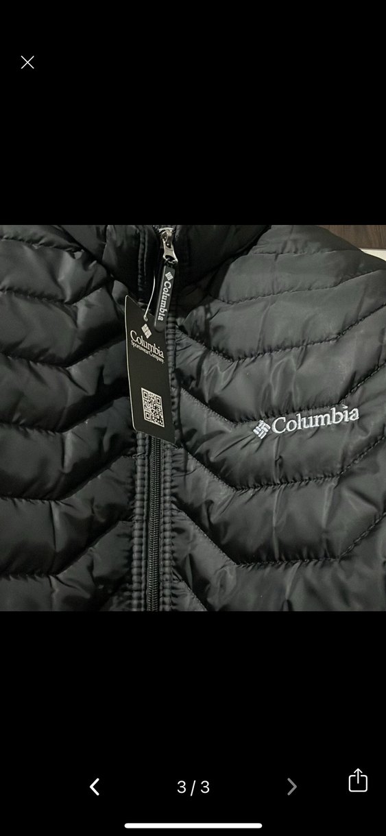 Columbia Siyah Fermuarlı Erkek Mont - Görsel 2