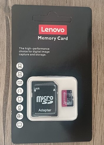 Lenovo 512GB Micro SD Hafıza Kartı