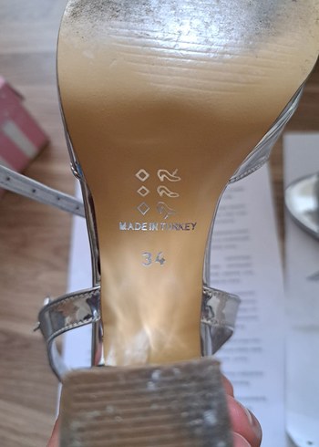 Gümüş Platform Topuklu Kadın Ayakkabı - Görsel 7