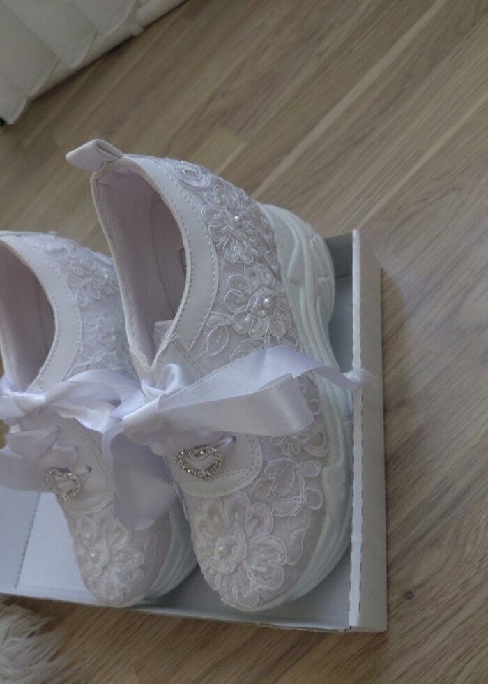 Gelin Ayakkabısı İçten Gizli Topuklu - Görsel 3