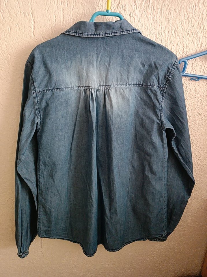 Gençkız kot gömlek - Görsel 4