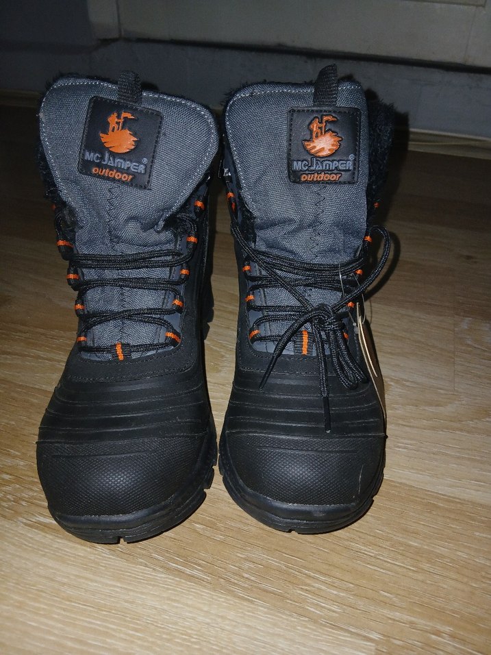 Gri Yılan Desenli Siyah Bağcıklı Erkek Outdoor Bot - Görsel 4