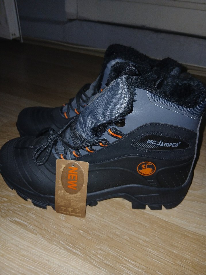 Gri Yılan Desenli Siyah Bağcıklı Erkek Outdoor Bot - Görsel 3