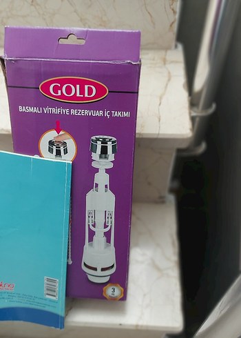 Gold Basmalı Vitrifiye Rezervuar İç Takımı