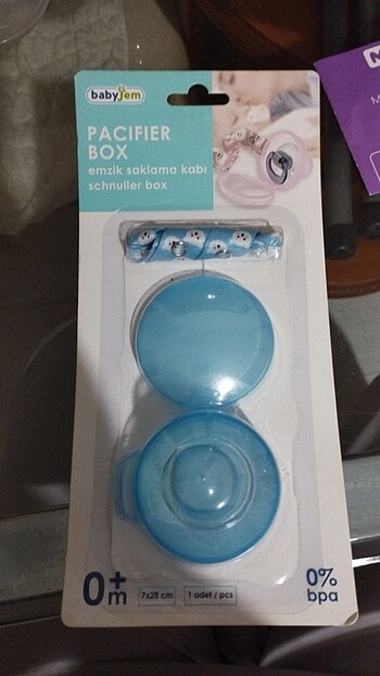 Baby jem emzik saklama kutusu 