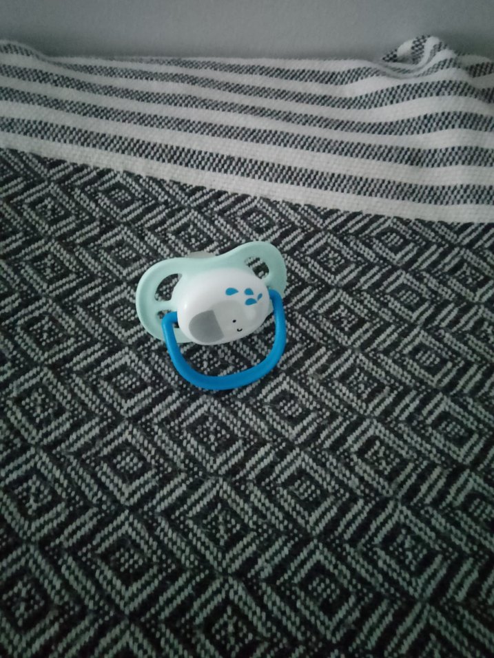 Penguen Desenli Mavi Emzik 0-6 ay - Görsel 2