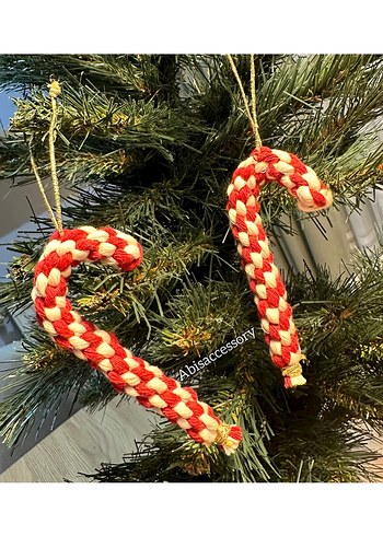 BASTON ŞEKER ÇAM AĞACI SÜSÜ - Görsel 2