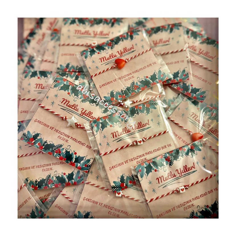 YILBAŞI HEDİYESİ MARTENİÇKA İP BİLEKLİK - Görsel 3