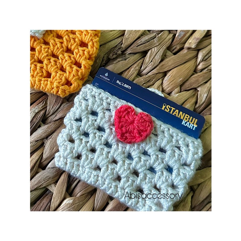 KARTLIK MİNİ ÖRGÜ CÜZDAN BOHEM - Görsel 2