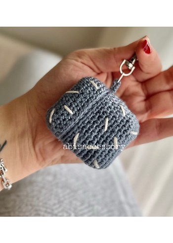 AIRPODS KULAKLIK KILIFI ÖRGÜ - Görsel 2