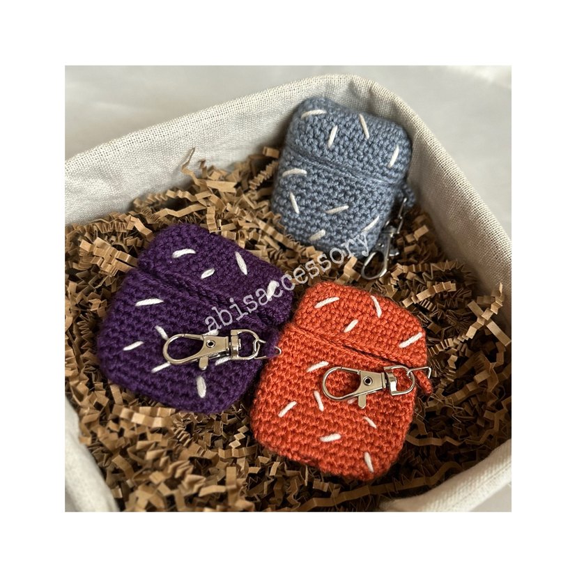 AIRPODS KULAKLIK KILIFI ÖRGÜ - Görsel 4