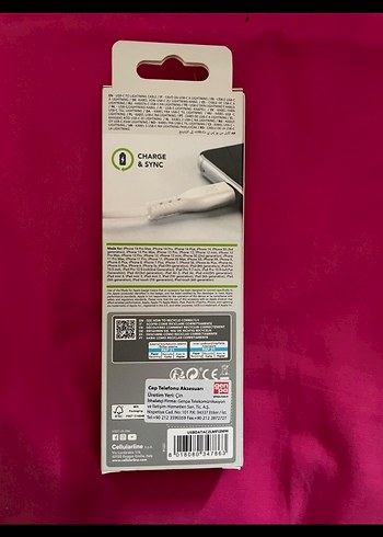 Cellularline Power USB-C iPhone/iPad Şarj Kablosu 200 cm - Görsel 3