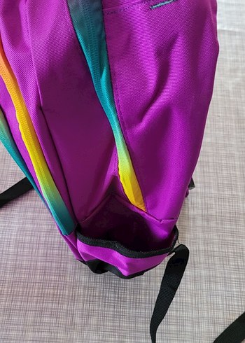 Renkli Mor Çocuk Okul Çantası - Görsel 9