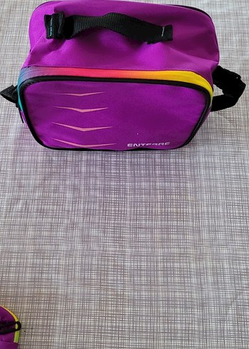 Renkli Mor Çocuk Okul Çantası - Görsel 5