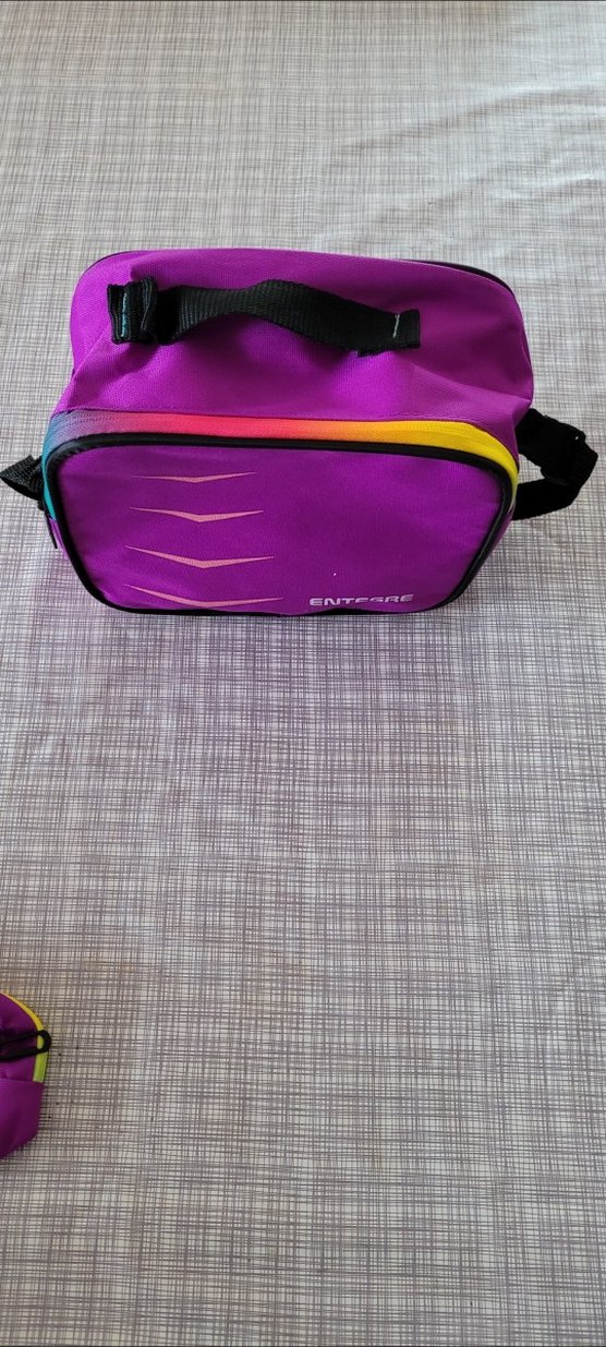 Renkli Mor Çocuk Okul Çantası - Görsel 5