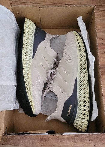 Adidas Erkek Beyaz Gri Bağcıklı Spor Ayakkabı - Görsel 3