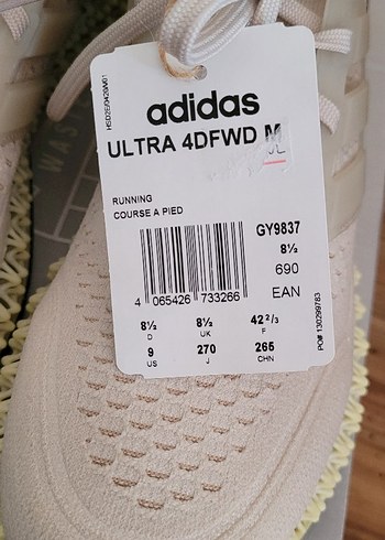 Adidas Erkek Beyaz Gri Bağcıklı Spor Ayakkabı - Görsel 7