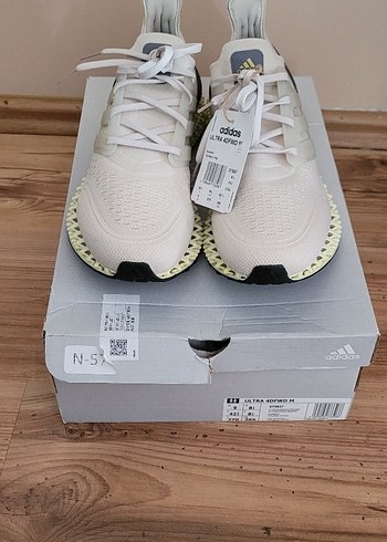 Adidas Erkek Beyaz Gri Bağcıklı Spor Ayakkabı - Görsel 2