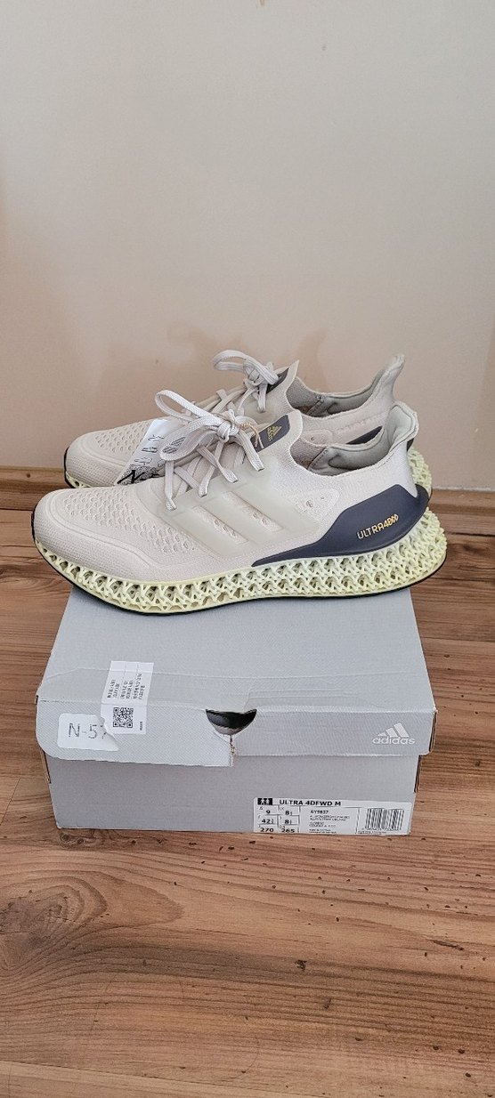 Adidas Erkek Beyaz Gri Bağcıklı Spor Ayakkabı - Görsel 4