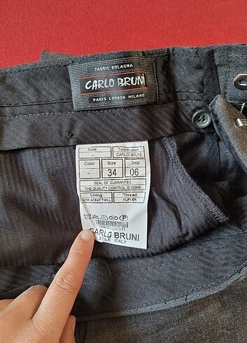 34 Beden Carlo Bruni kumas pantolon