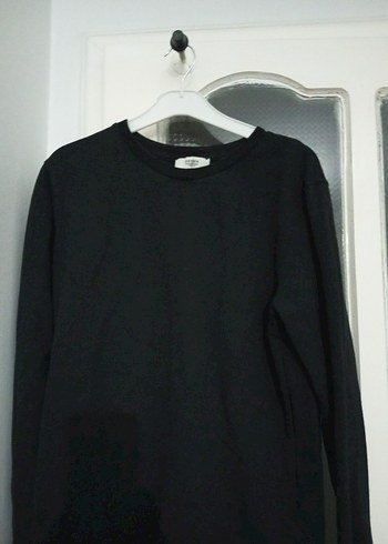 l Beden Kadın Siyah Uzun Kollu Sweatshirt