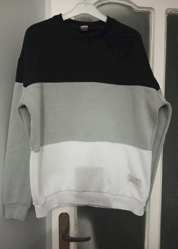 Gri Renkli Kadın Oversize Sweatshirt