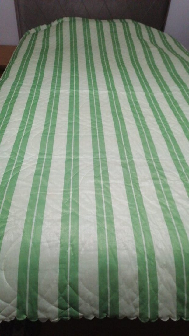 Yeşil Çizgili Nevresim Örtüsü - Görsel 2