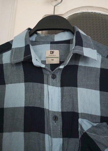 Gri Ekose Desenli Uzun Kollu erkek gömlek - Görsel 4