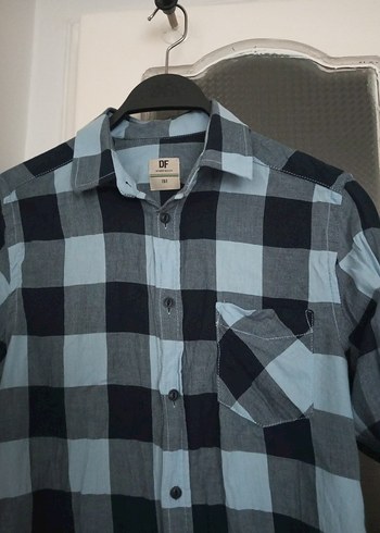 Gri Ekose Desenli Uzun Kollu erkek gömlek - Görsel 3