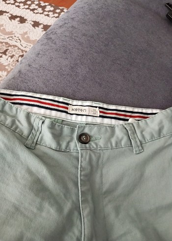 Gri Keten Erkek Pantolon, Kemerli, Normal Boy - Görsel 4